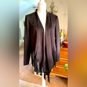 Premise ultra suede shrug